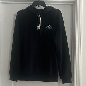 Men’s adidas Black Pullover Hoodie with Logo size S